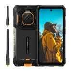 Ulefone Armor 26 Ultra Walkie-Talkie Edition 512GB 12GB RAM in Black with walkie-talkie antennas and 6.78-inch display at Ekila Digital Hub