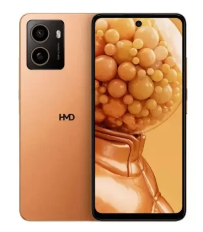 Vibrant 90Hz IPS LCD screen on HMD Pulse+ showing Android 14 interface for smooth scrolling in Kenya