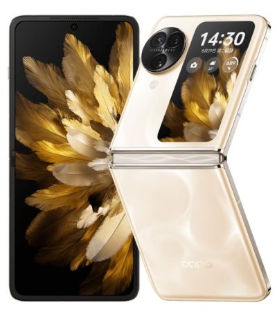 120Hz LTPO AMOLED unfolded screen on Oppo Find N3 Flip showing ColorOS 13.2 Android 13 for immersive Kenya viewing