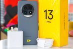 Realme 13 Pro+ infographic highlighting 12GB RAM, 5200mAh battery, and IP65 rating