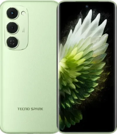 44Hz 1.5K AMOLED screen on Tecno Spark 40 Pro Plus showing HIOS 15 Android 15 for vibrant Kenya viewing