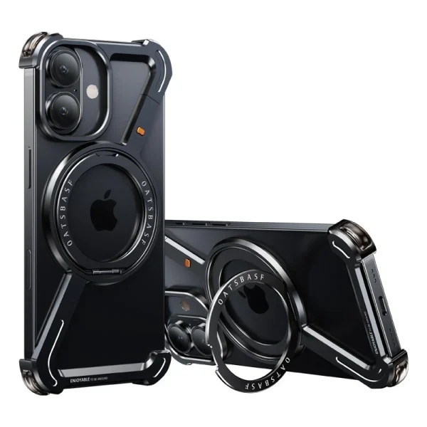 Oatsbasf Metal Z Shape Rimless stand Case