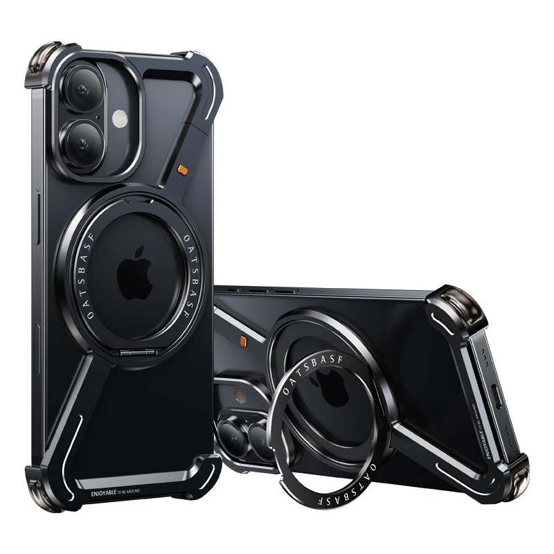 Oatsbasf Metal Z Shape Rimless stand Case